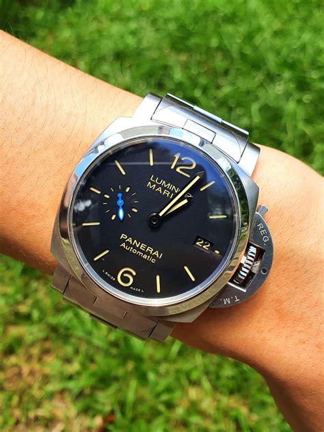 panerai 722 unboxing|Panerai Luminor Marina PAM 722 Steel 42mm Men's Watch .